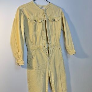 Zara Kids Yellow Jumpsuit